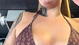 omg training beach gym tiny wet bikini pussy dripping almost expelled 😱🏖️💦