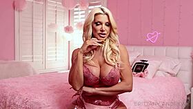 brittany andrews unwinds with personal toy session quietly