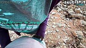 petite goth punk gives sloppy public deepthroat blowjob swallows huge facial cumshot