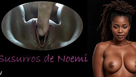 noemi's intimate solo dildo masturbation builds to explosive orgasm