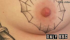 i can't resist this huge bbc stretching my tight tattooed body