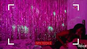 Maxine x rides and fucks stunt cock's monster in nightclub with big tits pussy gaping