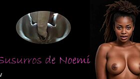 noemi's intimate solo dildo masturbation builds to explosive orgasm