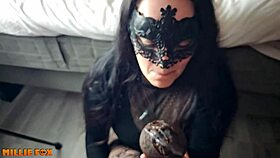 Amateur Milf Devours Thick Cum-Glazed Muffin!