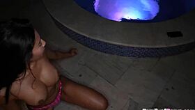 wanna go skinny dipping then fuck my shaved pussy stepbro