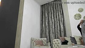 Big Tits MILF Teacher and Tattooed German Assistant's Backstage Porn Casting