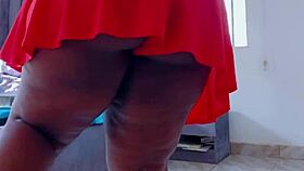 explore this plump milf's juicy onion booty up close