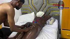 Amateur Babe's Sensual Massage Ignites Bedroom Passion