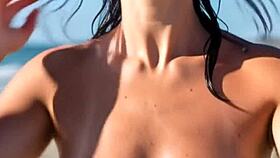 😍 beach teen girls flashing natural tits topless voyeur compilation skinny hotties 😘🏖️