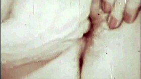 vintage maid's hairy pussy yearns for retro blowjob service