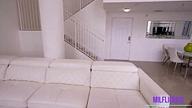 miss raquel oiled up massaged then fucked doggy by monster cock maid milf