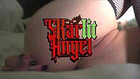 oh skarlit angel teases masturbatin with lil fingering help