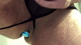 sun692 does black lingerie buttplug make your ass crave more
