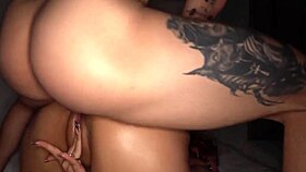 busty colombian orgasms hard riding thick cock 🔥