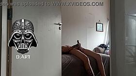 Hidden cam catches gym guy sniffing blonde's sweaty panties