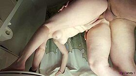 super tight pussy creampied hard at wild private swingers party