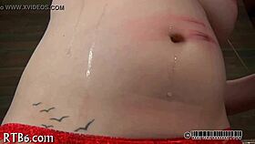 how does this gal scream under brutal senseless caning punishment?