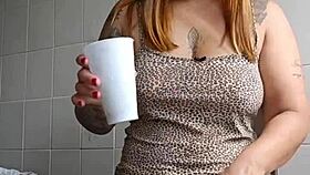 shorts wedged deep into juicy big pussy flashing