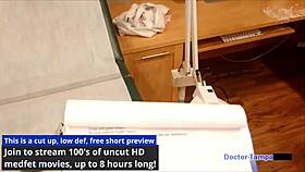 dr tampa examines angel oaks' tight pussy at university with toys