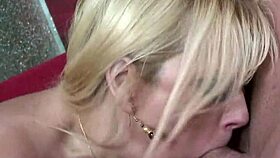 Blonde Milf Mom's Giant Tits Bounce During Intense Hardcore Fucking