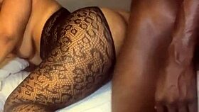 first fb dating with ebony big ass milf leads to rough creampie doggy