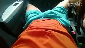 pinay trades steamy blowjob for taxi fare in wild outdoor cum gulp