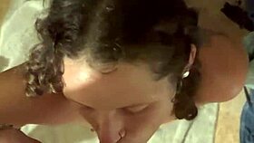 hooker meets customer in trap house bathroom