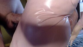 hairy cock shaves then pounds chubby mature fuck doll closeup!