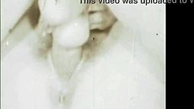 vintage maid's hairy pussy yearns for retro blowjob service