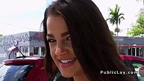 i'm thrilled banging this native american hottie in public view