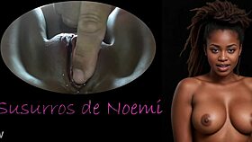 noemi's intimate solo dildo masturbation builds to explosive orgasm