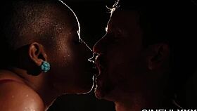 hey ebony babe, bound tight you're gonna sweat from this monster cock doggystyle pounding!