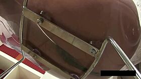 Blonde Slave Gulps Piss and Creampie in Bathroom Bondage