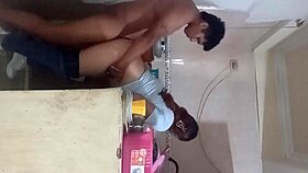 kitchen sex almost caught super hot 😱🔥