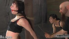 how does this gal scream under brutal senseless caning punishment?