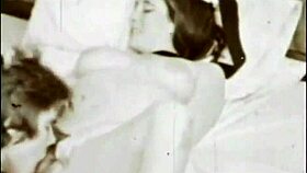 vintage maid's hairy pussy yearns for retro blowjob service