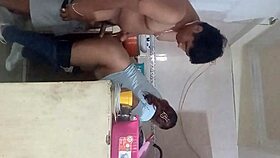 kitchen sex almost caught super hot 😱🔥