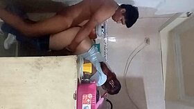 kitchen sex almost caught super hot 😱🔥