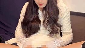 cute crossdressing ladyboy in mini dress masturbates quietly