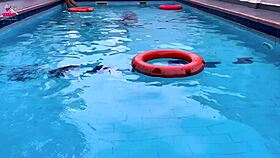 oh mareme i can't believe you banging four poolside guys already