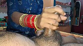 desi village bhabhi massage ends in cum mouth