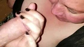 Blonde friend delivers deep outdoor public blowjob to Johnny