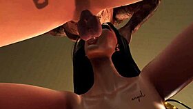 blaire black's tight pussy and asshole wrecked by massive cock