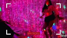 Maxine x rides and fucks stunt cock's monster in nightclub with big tits pussy gaping