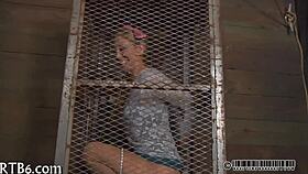 how does this gal scream under brutal senseless caning punishment?