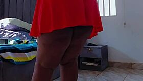 explore this plump milf's juicy onion booty up close