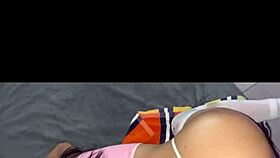 petite latina teen rides monster bbc cowgirl to gaping anal creampie hardcore