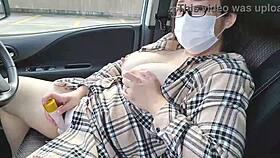 married chubby bride masturbates with toys in car full vid
