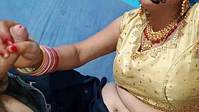 stunning indian bride delivers perfect blowjob skills