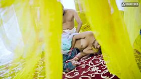devar can't resist bhabhi's hot navel body fucks her hard